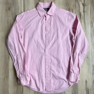 Polo Ralph Lauren RN-41381 Soft Pink Long Sleeve Button Down Shirt Mens M Cotton - Picture 1 of 11