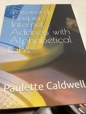 Password Book Internet Website Keeper with Alphabetical Tabs - Paperback NEW - Image 1 of 3