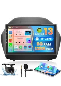 Radio de coche GPS Android 13 8 núcleos 6+128 GB para Hyundai Tucson Ix35 2010-2015 - Imagen 1 de 5