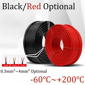 Soft / Flexible Silicone Rubber Tinned Copper Cable Wires 2/3/4-Core 0.3mm²~4mm² - Picture 1 of 9
