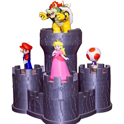 Nintendo Amiibo Bowser Castle Display Stand Holder Figurine Rack Organizer Base - Image 1 of 4