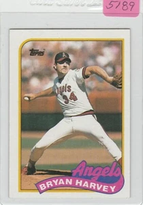 1989 Topps Bryan Harvey #632 California Angels Baseballkarte - Bild 1 von 2