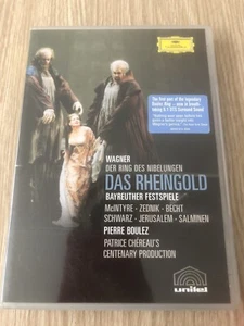 OPÉRA WAGNER DAS RHEINGOLD DER RING DES NIBELUNGEN PIERRE BOULEZ DVD RARE - Picture 1 of 3