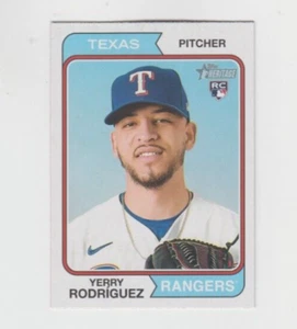 (9) Yerry Rodriguez 2023 Topps Heritage Rookie Lot #320 Texas Rangers - Bild 1 von 1