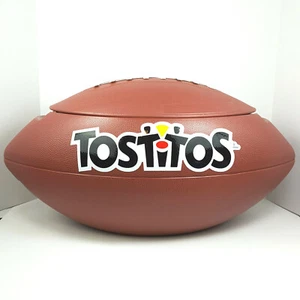 Tostitos Super Bowl LII Blow Mold 26" Plastic Football Storage Party Chest - Picture 1 of 9