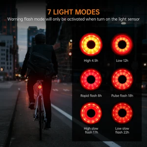 RAVEMEN CL05 LED Bike Taillight Bicycle Rear Light USB Rechargeable Compact Mini - Picture 1 of 18