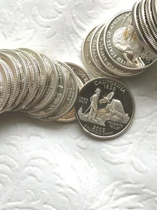 State Quarters Silver Proofs; All states and Territories except 1999; ONE coin - Picture 1 of 2