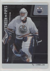 2002 ITG Be A Player Between the Pipes Silver Missing Serial Number Ty Conklin