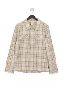 Puma Men's Jacket S Tan Checkered 100% Cotton Bomber Jacket - Picture 1 of 5