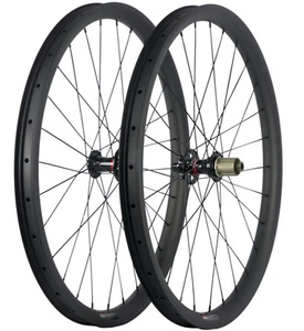 27.5ER Mountain Bike Wheels Racing Carbon Wheelset 27/30/35/40/45mm MTB Cycling - Picture 1 of 10