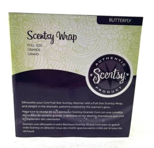 Scentsy Silhouette/Core Metal Warmer Wrap Full Size BUTTERFLY Discontinued - Picture 1 of 3
