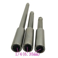 3pc Quick Change Magnetic Screwdriver Extension Bit Holder 1/4 Hex Shank Set