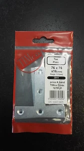 Tee Plate 76x76x16mm, Gauge 2.0mm, Free P&P, Same Day Dispatch. - Picture 1 of 1