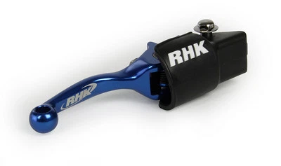 Blue RHK Flex Brake Lever Fits Yamaha YZ125 2001 2002 2003 2004 2005 2006 2007 - Imagem 1 de 2