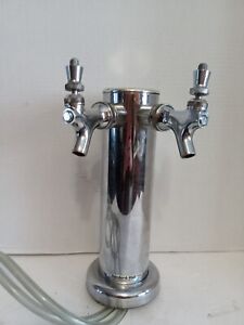 Standard-Kiel Commercial double beer tapper kegerator with hoses and fittings