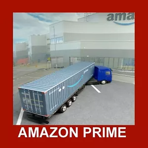 Amazon Prime Collection Model Rail Freight Shipping Containers x12 N Gauge 1:160 - Foto 1 di 18