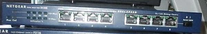NETGEAR DS108 8x 10/100 Network Switch Auto-sensing IEEE 802.3/802.3u - EXCL PSU - Afbeelding 1 van 1