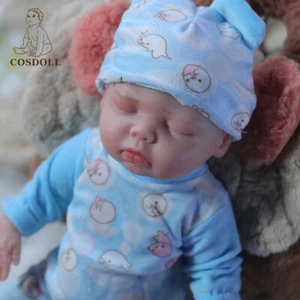 COSDOLL 16" Lifelike Girl Reborn Baby Dolls Full Body Soft Silicone Baby Dolls - Picture 1 of 15
