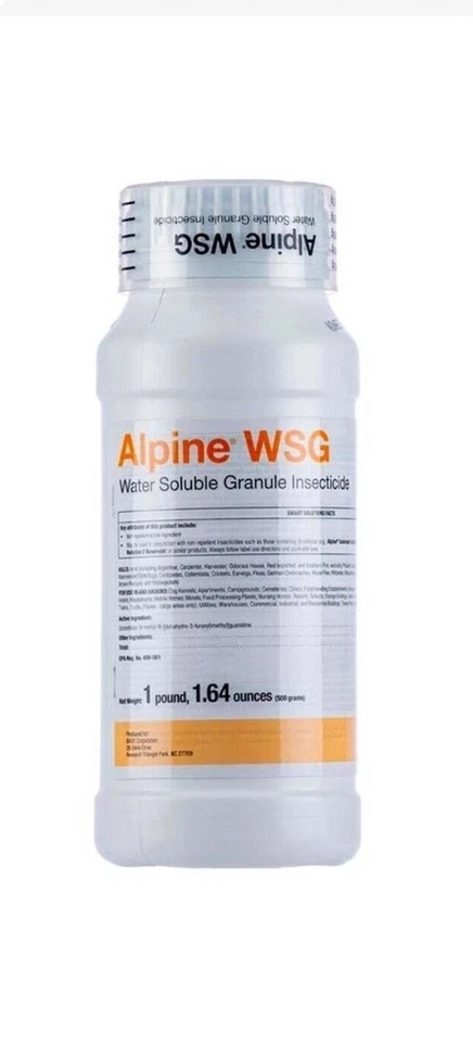 Insecticida gránulo soluble en agua Alpine WSG 500 g control de cucarachas hormigas pulgas chinches Foto 1 de 2