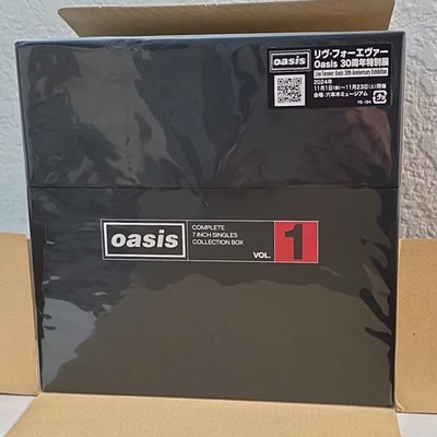 Oasis Complete 7in Single Collection Box Vol. 1 Clear Red Color Vinyl 2024 New - Image 1 of 4