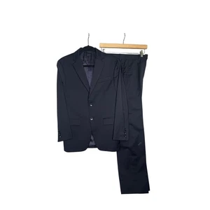 Brooks Brothers 1818 Milano Estrato Trabaldo Togna Schwarz Wollanzug 36S/30 LESEN - Bild 1 von 15