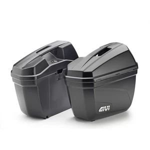 Coppia valigie moto laterali nere 5 kg 22l originali GIVI e22n - Foto 1 di 2