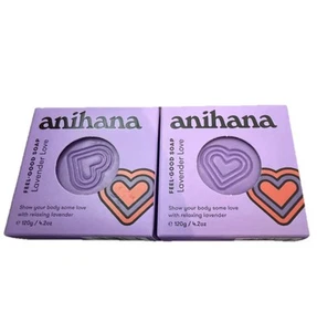 2 Bars Anihana Feel-Good Soap, Lavender Love 4.2 oz Each. New - Picture 1 of 8
