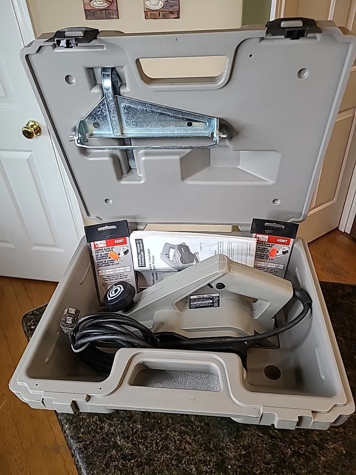 Porter кабель 3-1/4» питания рубанок проводной ручной рубанок модель 125 6 ампер с лезвиями - Изображение 1 из 4