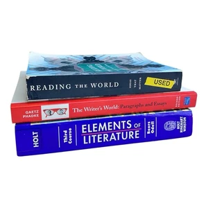 Literature Textbook Lot - Various Authors Education English Writing College - Picture 1 of 3
