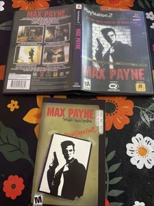 Max Payne (Sony PlayStation 2, 2001) NUR VERPACKUNG UND HANDBUCH! OHNE SPIEL - Bild 1 von 4