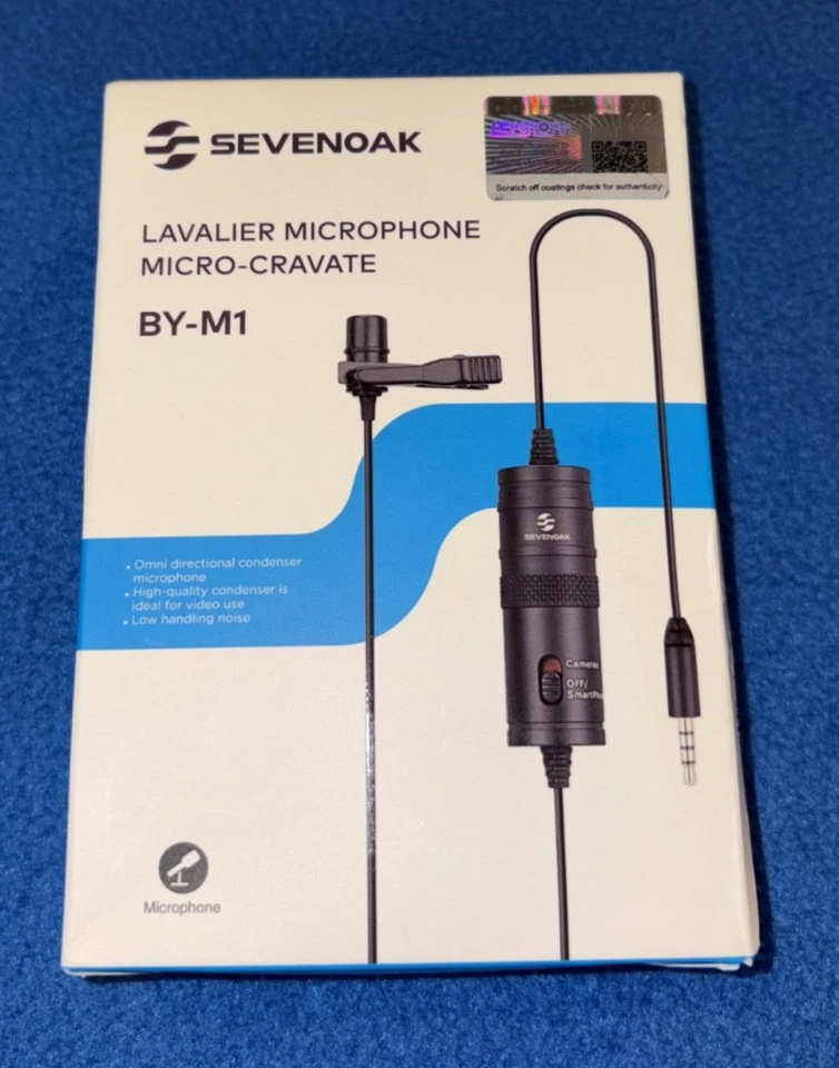 BOYA Omnidirectional Lavalier Microphone for Presentations Video Recording By-m1