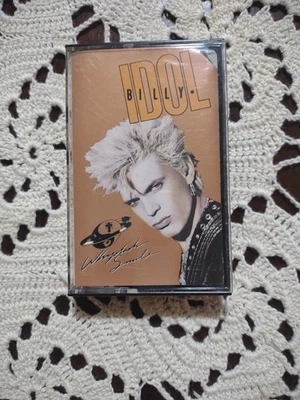 Billy Idol Whiplash Smile 1986 Cassette Tape Chrysalis Ovt 41514 Rock Foto 1 de 4