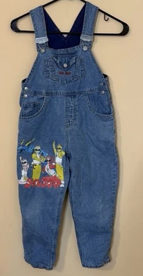 RARE Vintage BK 228 Boys Overalls Mighty Morphin Power Rangers Size 4T - Image 1 of 4
