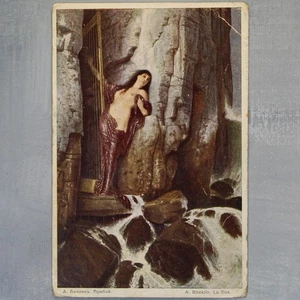 MEERJUNGFRAU MEERESBRANDUNGSFELSEN RAR Ausgabe Zarist Russland Rotes Kreuz Postkarte 1910er 🐟 - Bild 1 von 6