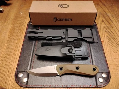 Cuchillo Gerber Principle 3" 420HC Hoja de Acero Inoxidable Funda Molle EE. UU. 3,7 OZ Foto 1 de 2