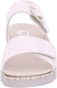ALDLAUFER K-NELLY FLORAL LEDER TOUCHVERSCHLUSS SLINGBACK SANDALEN grau - Bild 1 von 7