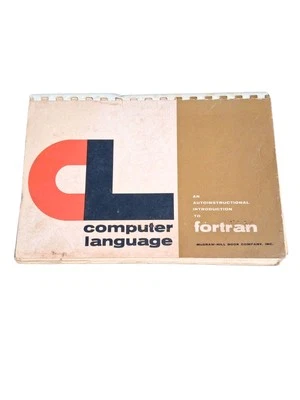 Computer Language An Autoinstructional Introduction to Fortran McGraw Hill 1962 Foto 1 de 4