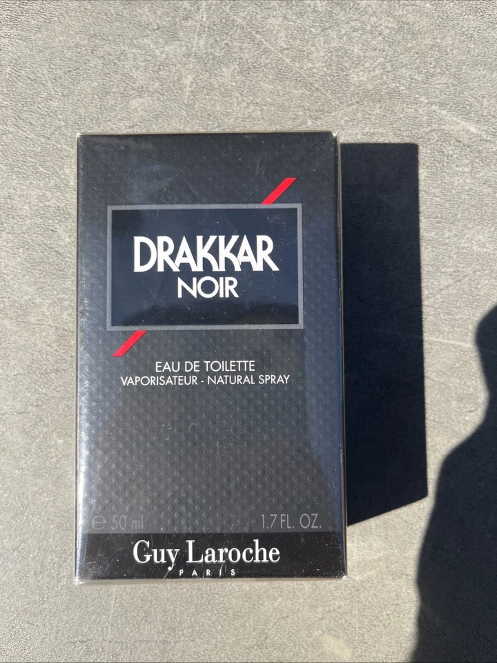 GUY LAROCHE COSMAIR DRAKKAR NOIR 50 ML VINTAGE EDT SPLASH (NUEVO CON CAJA) Foto 1 de 3