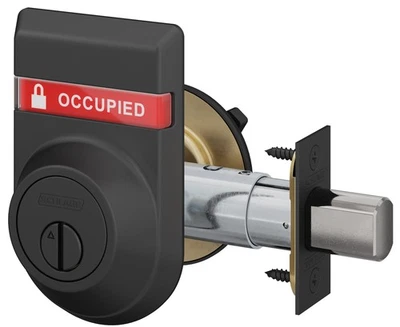 Schlage B572 One Sided Deadbolt - Black - Image 1 of 2