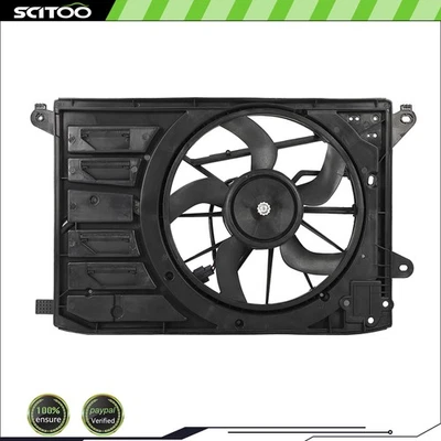623020 A/C Radiator Cooling Fan For 2013 14-2020 Ford Fusion Lincoln Mkz 2.0L l4 — 第 1/4 张图片