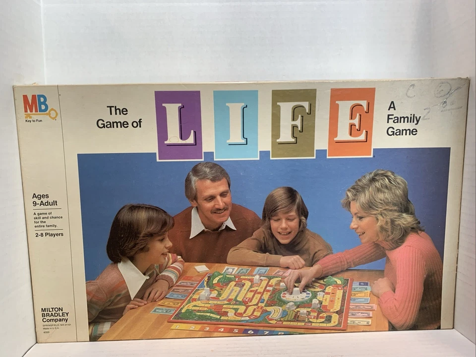 DE COLECCIÓN El Juego de la Vida 1979 Milton Bradley COMPLETO Clásico Familia Niños Foto 1 de 4