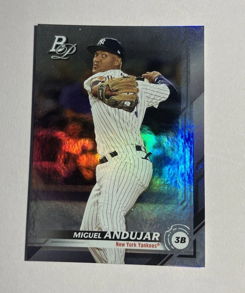 Miguel Andujar 2019 Bowman Platinum Baseball #99 New York Yankees - Image 1 of 2