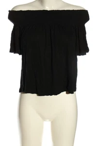 H&M Camisa tipo Carmen Mujeres Camisa Talla EU 34 negro look casual - Imagen 1 de 5