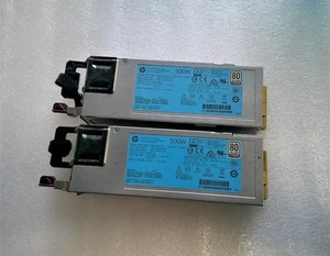 *Lot of 2* HP 754377-001 80 PLUS PLATINUM 500W Power Supply - Picture 1 of 3