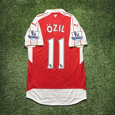 2015 2016 Arsenal Mesut Ozil Jersey Shirt Kit Small S Puma Red Home 11 Epl Fc - Image 1 of 4