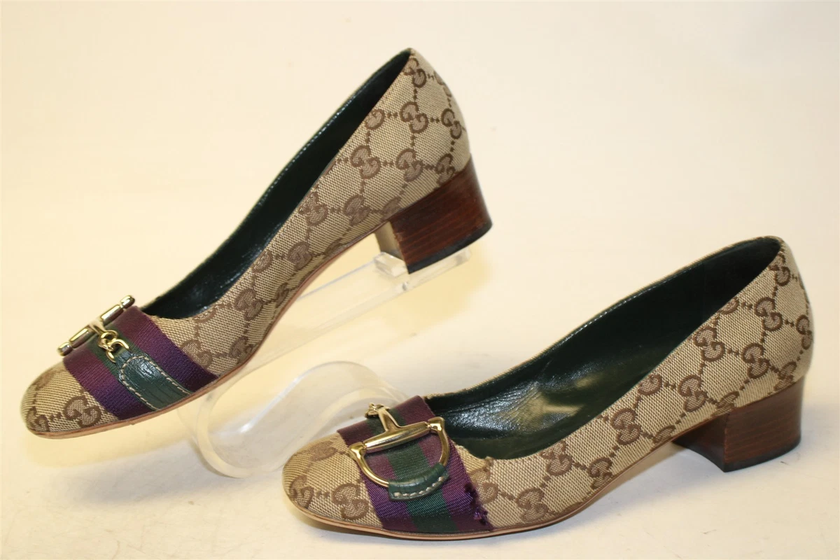 Gucci Monogram Shoes In Women's Heels for sale | eBay