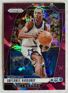 ANFERNEE HARDAWAY 2024-25 PRIZM LEGENDS PURPLE CRACKED ICE #’d /149 - Picture 1 of 2