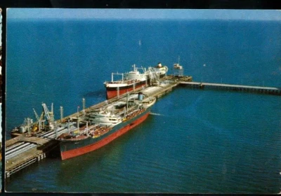 ANTIGUA POSTAL PUBLICITARIA KUWAIT KUWAIT OIL COMPANY LIMITED GULF TANKER&FAILAKA Foto 1 de 2