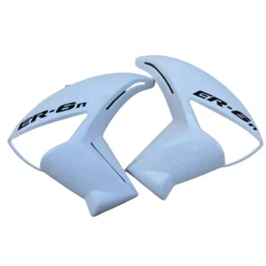 White Front Side Radiator Cover Panel Fairing For 2009-2011 KAWASAKI ER-6N - Picture 1 of 2