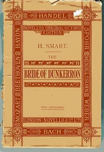 BRIDE OF DUNKERRON a cantata Frederick Enoch & Henry Smart Vintage circa 1864 - Bild 1 von 1